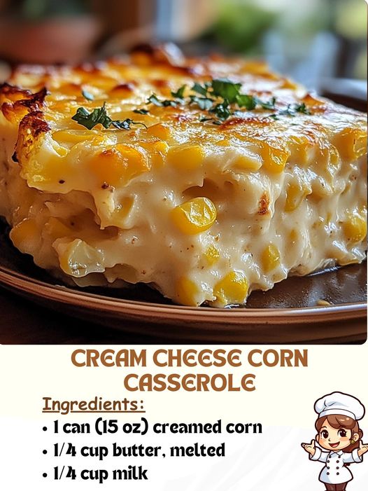 Cream Cheese Corn Casserole