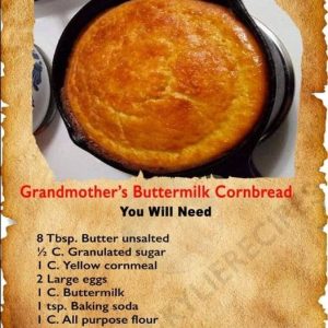 grandmothers buttermilk cornbread